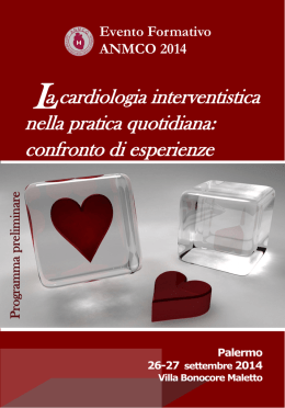 CORSO ANMCO PALERMO 2014