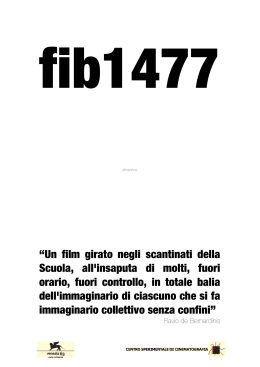cartella stampa - Lorenzo Sportiello, filmmaker.