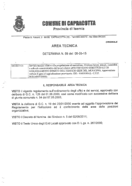 Indagine di mercato per l`affidamento di servizi di ingegneria e