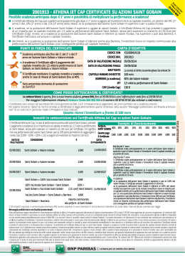 2001913 - athena jet cap certificate su azioni saint gobain