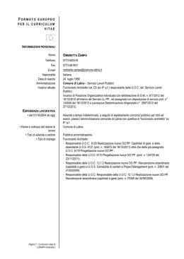 Visualizza - Comune di Latina