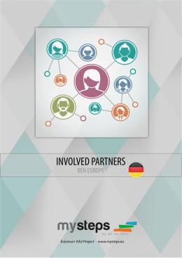 Involved partners - MySTEPS &ndash; my job, my future