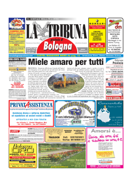 Miele amaro per tutti