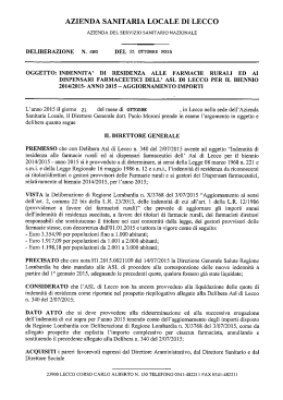 delibera n. 480 del 21.10.2015