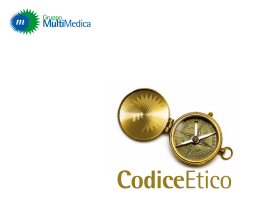 Codice Etico 2014 - Gruppo MultiMedica