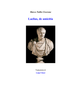 Laelius de amicitia