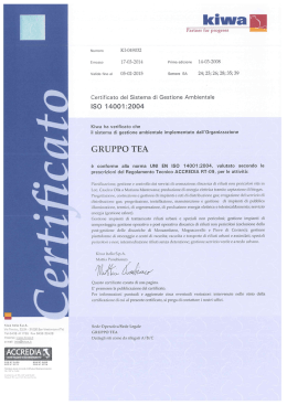 31020 San Vendemiano (TVl Tel 0438 411755 Fax 0438 22428