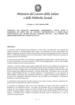 Ministero del Lavoro della Salute e delle Politiche Sociali