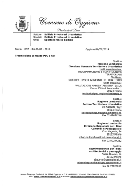Convocazione conferenza di verifica