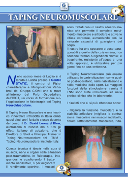 TAPING NEUROMUSCOLARE