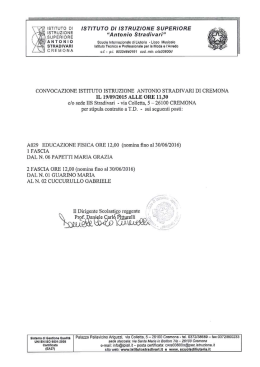 Scarica il documento - Istituto Stradivari