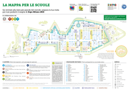 Mappa scuole expo milano 2015