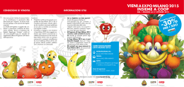 vieni a expo milano 2015 insieme a coop