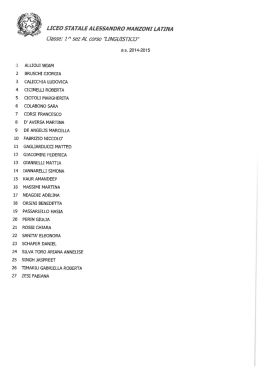 liceo sta tale alessandro manzoni la tina