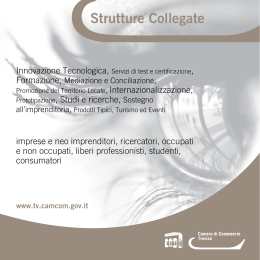 Strutture Collegate (193 kb - gen 2015) - CCIAA di Treviso