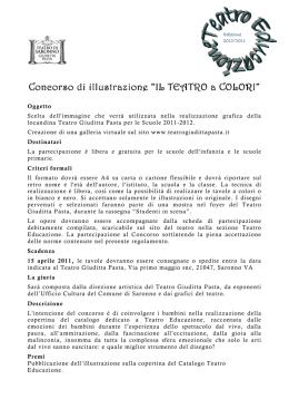 Scarica il file - Teatro Giuditta Pasta
