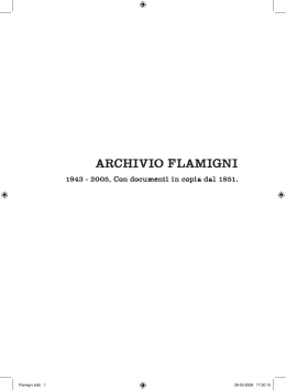 Ilaria Moroni - Archivio Flamigni