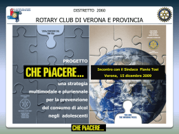 “Verdi” progetto “Che Piacere”