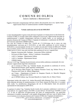 Verbale cds 30.01.2015