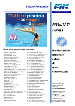 Rep. San Marino, 30 maggio - 2 giugno 2013