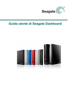 Guida utente di Seagate Dashboard