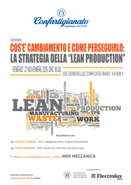 LEAN PRODUCTION