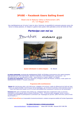 3FUSE – Facebook Users Sailing Event Partecipa
