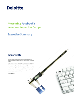 Facebook Europe_Economic Impact_Final Report