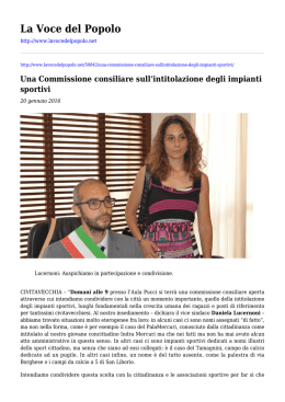 Salva in PDF - La Voce del Popolo