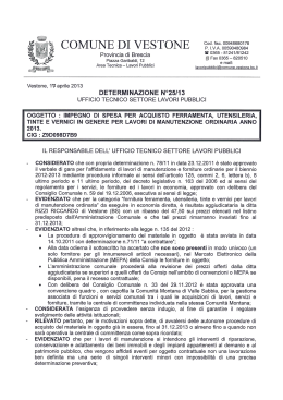 det 25-13 - Comune di Vestone