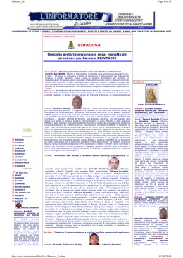 Notizie APRILE 2010 - L`informatore di Sicilia