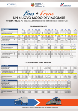 Visualizza e Scarica orari in PDF