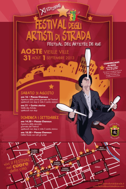 ore 16 &bull; Piazza Chanoux - Festival Degli Artisti di Strada