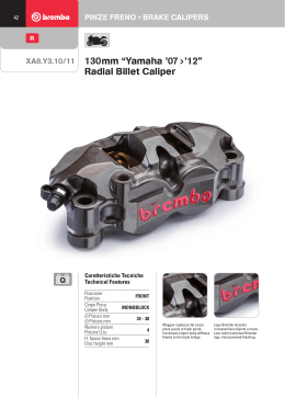 130 mm “Yamaha `07 > `12” Radial Billet Caliper