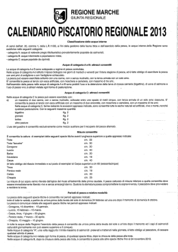 calendaripscatorio regionale 2013 + - ENAL