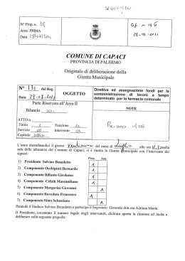 delibera di gm n° 131