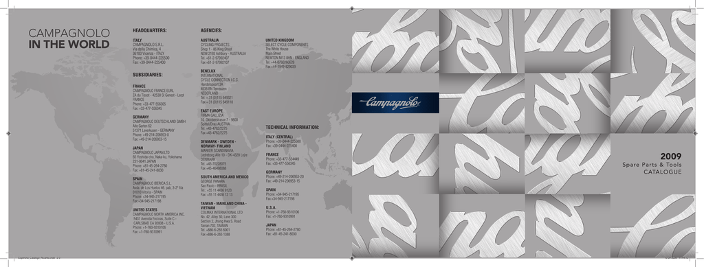 Campagnolo coprisupporti Ergopower 9/ et 10/ vitesses eC-rE600