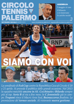Mese di Aprile Anno 2013 - Circolo del Tennis Palermo