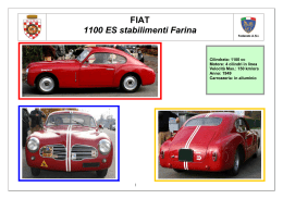 FIAT 1100 ES stabilimenti Farina