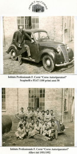 Scapinelli e FIAT 1100 primi anni 50