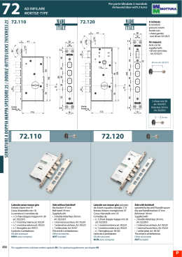 serrature a doppia m appa spessore 25 / %06#-&ʴ#*55&