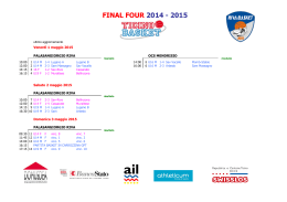 Programma Final Four 2015