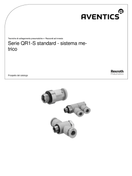 Serie QR1-S standard - sistema me- trico