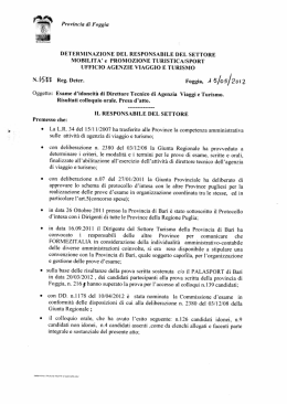 La - Provincia di Foggia