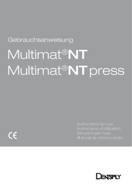 Multimat&reg;NT Multimat&reg;NTpress