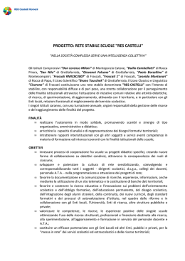 Accordo di rete RES castelli - Istituto Comprensivo Monte Compatri