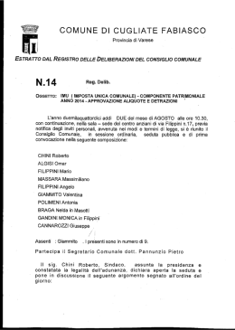 COMUNE DI CUGLIATE FABIASCO - amministrazionicomunali.it