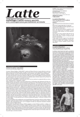 Scarica &ldquo;Latte&rdquo; in PDF - Fondazione Malvina Menegaz