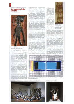 Segno 2013 Le ragioni della pittura Di Maria Letizia Paiato