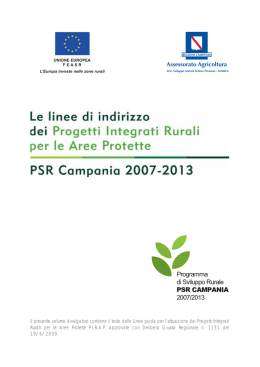 Linee Guida Pirap - Parco nazionale del Vesuvio